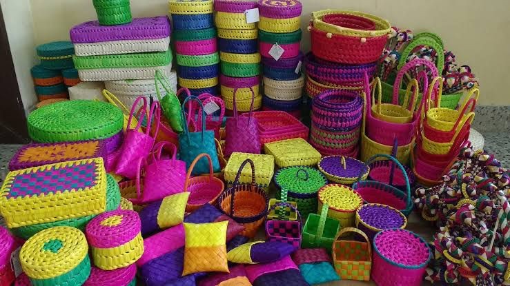 Palm baskets